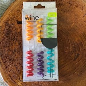 Wine stem charms